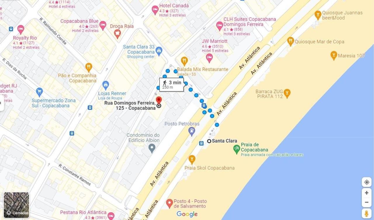M30 - Quadra da Praia Copacabana - Formidável Studio Rio de Janeiro Exterior foto